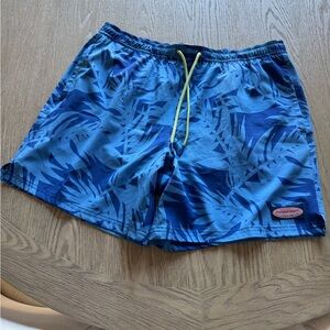 Men's Blue Tropical Trunk Vineyard Vine L